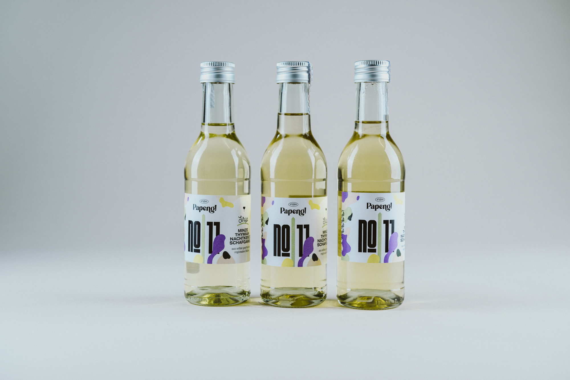 №11 - Sirup - Minze+Thymian+Nachtkerze+Schafgarbe Sirup – Bild 3